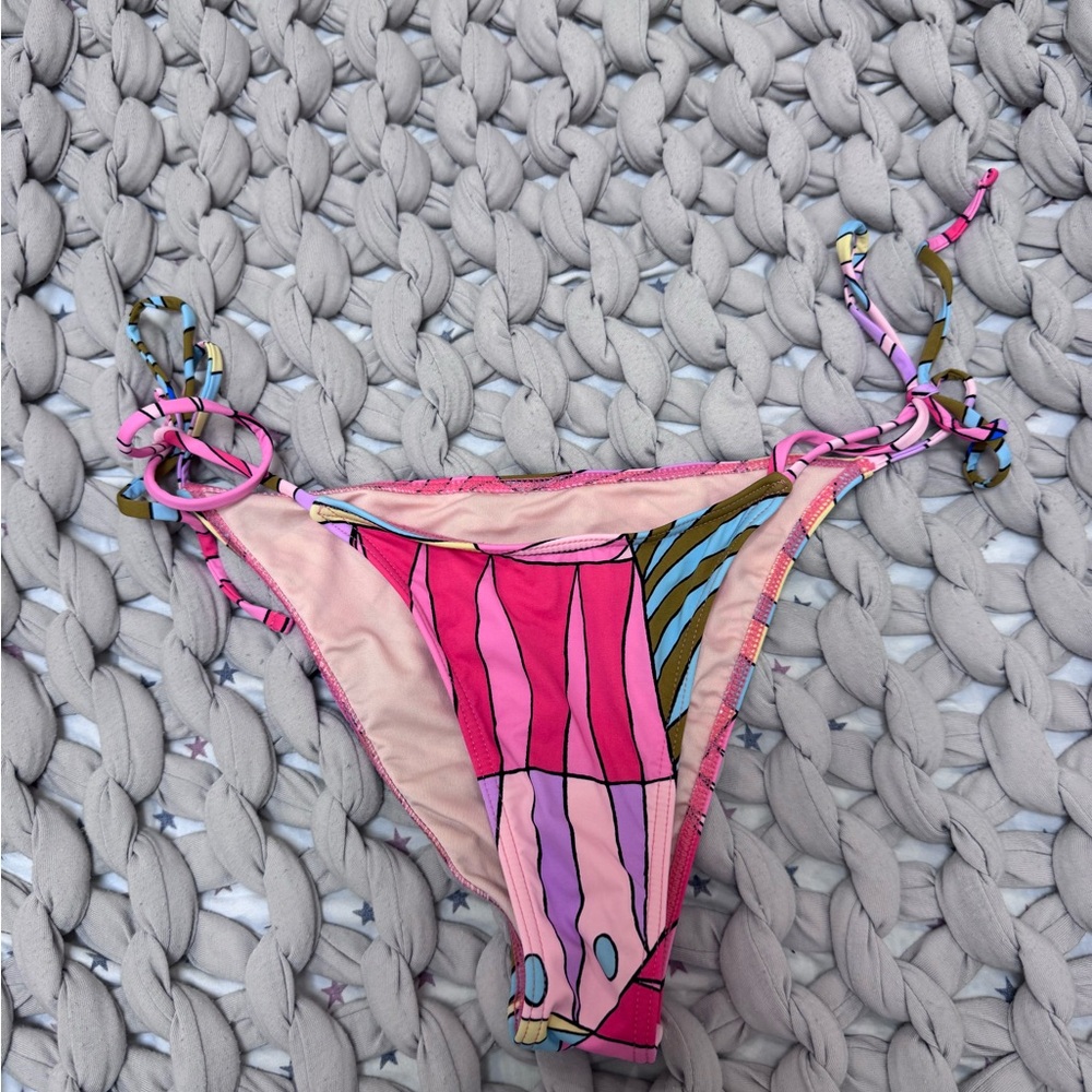 Billabong “Hike” Multicolor Tie-Side Bikini Bottoms